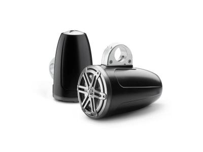 JL AUDIO 7.7 Inch Enclosed Tower Coaxial System Satin Black Enclosure - M3-770ETXv3-Sb-S-Gm