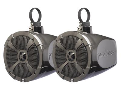 PowerBass 6.5 Inch Short-Range Speaker Pods With Swivel Thin Mount Clamp System - XLPOD6SR