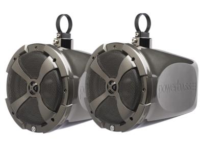 PowerBass 2-Way 8 Inch Short-Range Speaker Pods With Swivel Thin Mount Clamp System - XLPOD8SR