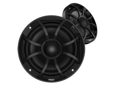Wet Sound Recon Series High Output Component Style 6.5 Inch Marine Coaxial Speakers With Black Grille - RECON6 BG