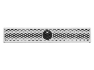 Wet Sound 6 Speaker All-In-One Amplified Bluetooth Soundbar With Remote In White - STEALTH6 UHDW