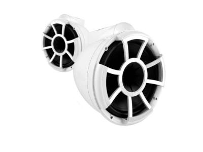  Wet Sound Revolution Series 10 Inch White Tower Speaker With X Mount Kit - REV10WX