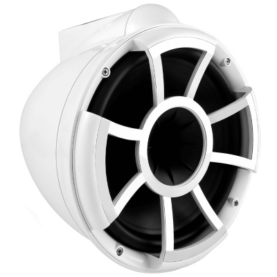  Wet Sound Revolution Series 10 Inch White Tower Speaker With X Mount Kit - REV10WX