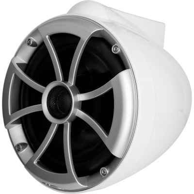  Wet Sound Icon Series 8 Inch  White Tower Speaker With X Mount Kit - ICON8WX