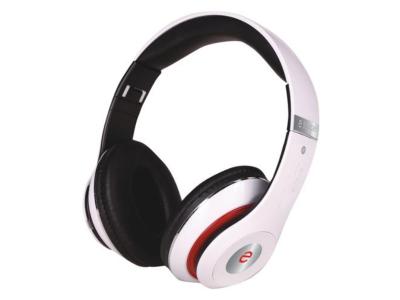 Escape Bluetooth Headset With Microphone and Fm Radio In White - BT-S15