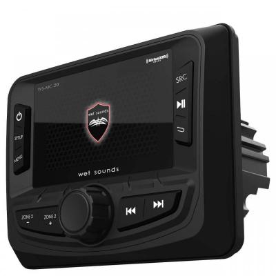 Wet Sound Compact 2-Zone Media Receiver Source Unit With SiriusXM-Ready And NMEA 2000 Connectivity - WS-MC20
