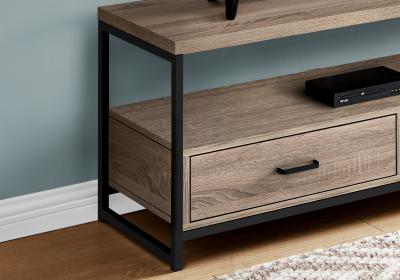 Monarch 48 Inch TV Stand In a Dark Taupe Wood Look Finish - I 2872