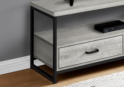 Monarch 48-inch TV Stand In a Grey Wood Look Finish - I 2871