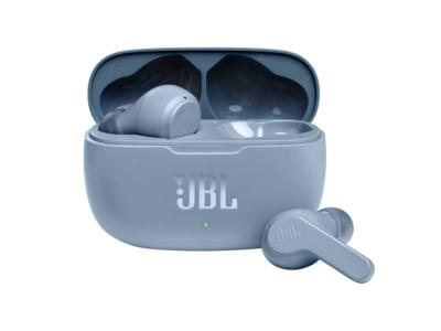 JBL True Wireless Earbuds in Blue - JBLV200TWSBLUAM