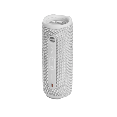 JBL Portable Waterproof Speaker in White - JBLFLIP6WHTAM