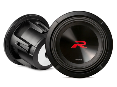 Alpine 10-inch R-Series Subwoofer with Dual 4-Ohm Voice Coils - R2-W10D4