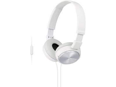 Sony On Ear Headphones in White  - MDRZX310APW