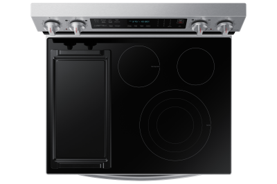 30" Samsung 6.3 Cu. Ft. Freestanding Electric Range With Air Fry And Wi-fi In Stainless Steel - NE63A6711SS