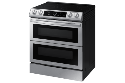 30" Samsung 6.3 Cu. Ft. Electric Range With Flex Duo And Air Fry In Stainless Steel - NE63T8751SS/AC