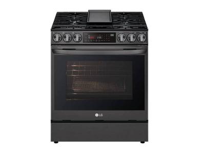 30" LG 6.3 Cu. Ft. Capacity Smart Wi-Fi Enabled ProBake Convection Gas Slide-in Range - LSGL6335D