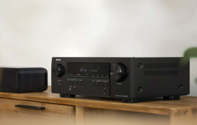 Denon 5.2 Channel AV Reciever with Amazing 8K Picture Quality and True Surround Sound - AVRS570BT