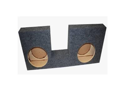 Atrend Dual 10 Inch Sealed Carpeted Subwoofer Enclosure - A394-10CP