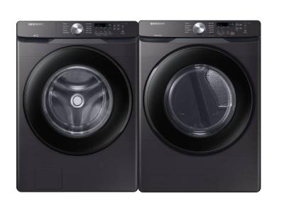 Samsung 4.5 Cu. Ft. Front Load Washer and 7.5 Cu. Ft. Electric Dryer - WF45T6000AV/A5-DVE45T6005V