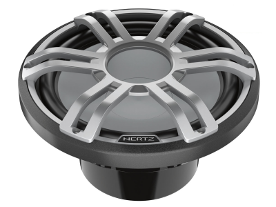 12" Hertz 2-Ohm Marine Sport RGB LED Subwoofer in Gray Grille - HMS 12 S2-LD-G