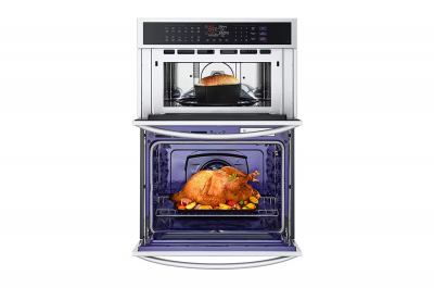 30" LG 6.4 Cu. Ft. Built-in Combi Wall Oven with True Convection - WCEP6427F