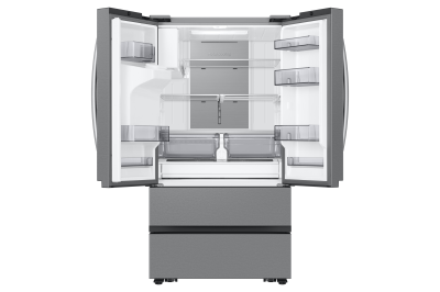 36" Samsung 4-Door French Door Refrigerator with External Ice and Water Dispenser and Dual Auto Ice Maker in freezer  - RF31CG7400SRAA