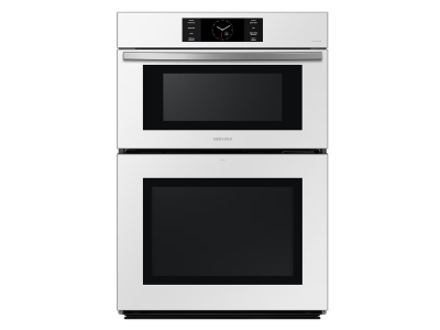 30" Samsung 7.0 Cu. Ft. Bespoke 7 Series Combination Wall Oven in White - NQ70CB700D12AA