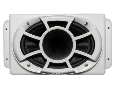 Wet Sound Revolution Series 6x9 HLCD With Surface Mountable Roto-Mold Speaker Enclosure In White -REV6X9 SMW