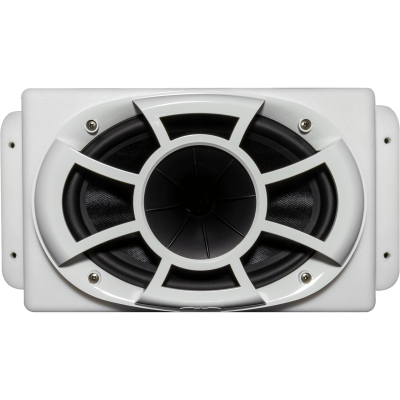 Wet Sound Revolution Series 6x9 HLCD With Surface Mountable Roto-Mold Speaker Enclosure In White -REV6X9 SMW