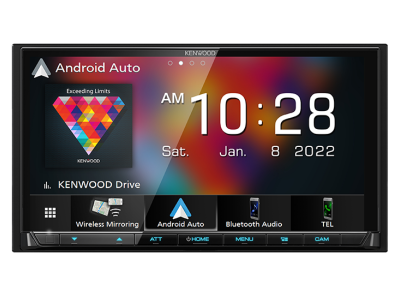 Kenwood 6.95 Inch Digital Multimedia Receiver with Built-in Bluetooth and WiFi - DMX9708S