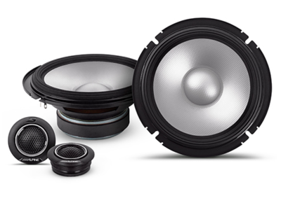 Alpine 6.5 Inch S-Series Component 2-Way Speaker Set - S2-S65C