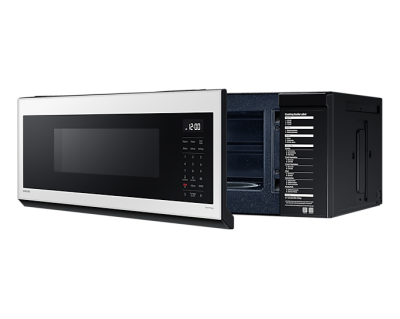 Samsung 1.1 cu.ft. Bespoke Slim Over the Range Microwave with 400 CFM - ME11CB751012AC