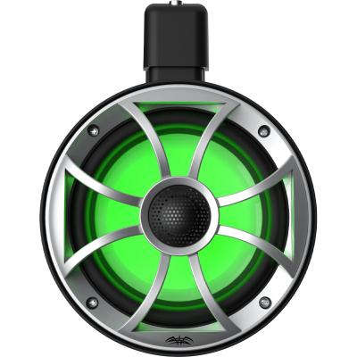Wet Sound Recon Series 6.5 Inch Coaxial Tower Speaker With Built in RGB LED Lighting In Black - RECON6 PODB