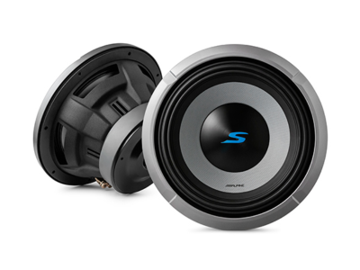 10" Alpine Next-Generation S-Series Subwoofer with Dual 2-Ohm Voice Coils - S2-W10D2