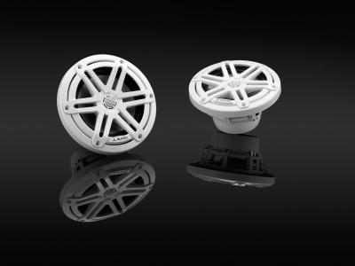 JL AUDIO 6.5 Inch Marine Coaxial Speakers Gloss White Sport Grilles - M3-650X-S-Gw