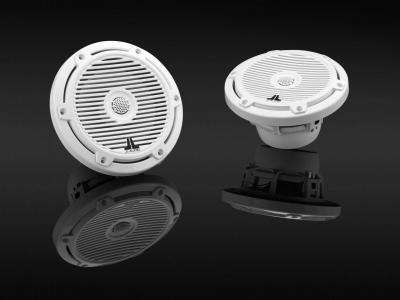 JL AUDIO 6.5 Inch Marine Coaxial Speakers Gloss White Classic Grilles - M3-650X-C-Gw
