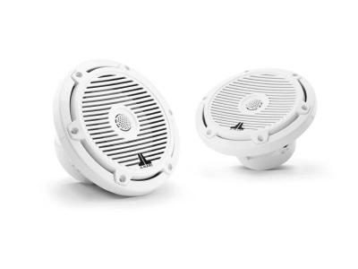 JL AUDIO 6.5 Inch Marine Coaxial Speakers Gloss White Classic Grilles - M3-650X-C-Gw