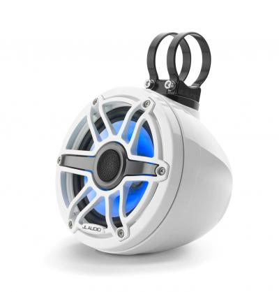 JL AUDIO 6.5 Inch Enclosed Coaxial System with Transflective LED Lighting - M6-650VEX-Gw-S-GwGw-i