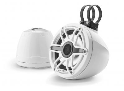 JL AUDIO 6.5 Inch Enclosed Coaxial System with Transflective LED Lighting - M6-650VEX-Gw-S-GwGw-i