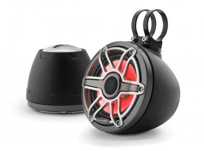 JL AUDIO 6.5 Inch Enclosed Coaxial System with Transflective LED Lighting - M6-650VEX-Mb-S-GmTi-i