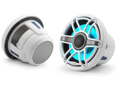 8.8" JL Audio Marine Coaxial Speakers with Transflective LED Lighting - M6-880X-S-GwGw-i