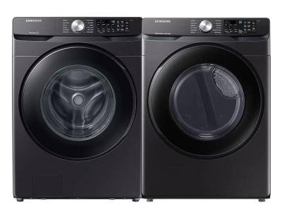 27" Samsung 5.9 Cu. Ft. Smart Front Load Washer and 7.5 Cu. Ft. Smart Front Load Dryer - WF51CG8000AVA5-DVE51CG8005VAC