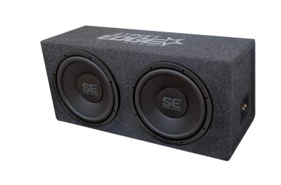 Memphis Dual 10″ Street Edge Series Ported Subwoofer Enclosure with Amplifier - SE210