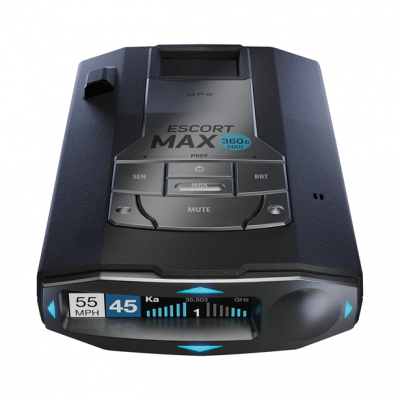 Escort 360° Radar Laser Detector with Dual-Band Wi-Fi Connectivity - MAX 360c MKII