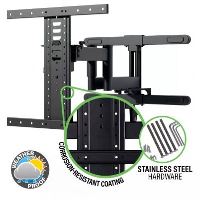 Sanus Outdoor Premium Large Full-Motion Mount for TVs 40"-85" - VODLF125-B3