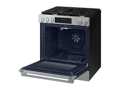 30" Samsung 6.0 Cu. Ft. Gas Slide-In True Convection Range - NSG70H60SRAA
