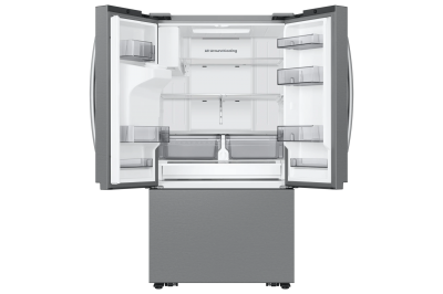 36" Samsung Bespoke AI 3-Door French Door Refrigerator  - RF27CG5B30SRAA