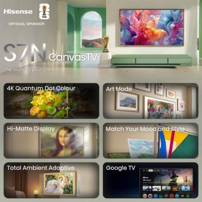 50" Hisense CanvasTV 4K QLED Google TV - 50S7N
