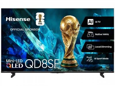 75" Hisense Hi-QLED Mini-LED AI TV 144Hz Fire TV - 75QD8SF