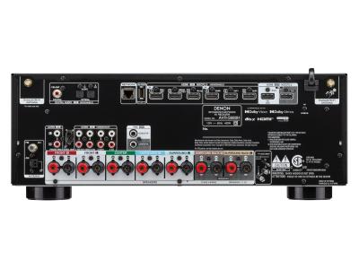 Denon 7.2 Channel 90W 4K 8K Dolby Atmos AV Receiver Powered by HEOS - AVRS980HBKE3
