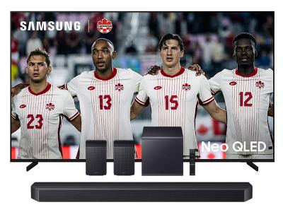 100" Samsung Neo QLED 4K Vision AI Smart TV + Q Series Soundbar - QN100QN80HFXZC-HW-Q990F/ZC